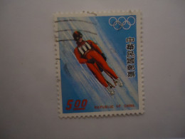 TAIWAN  USED  STAMPS  OLYMPIC GAMES SKIING - Autres & Non Classés