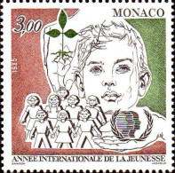 Monaco Poste N** Yv:1478 Mi:1699 Année Internationale De La Jeunesse (Thème) - Andere & Zonder Classificatie