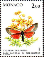 Monaco Poste N** Yv:1421 Mi:1625 Parc National Du Mercantour Zygaena Vesubiana (Thème) - Vlinders