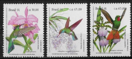 BRESIL - OISEAUX - COLIBRIS - N° 2040 A 2042 - NEUF** MNH - Hummingbirds