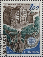 Monaco Poste Obl Yv:1139a/1140a Europa Cept Monuments Prov.bloc (Beau Cachet Rond) - Gebraucht