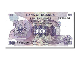 Billet, Uganda, 10 Shillings, 1982, NEUF - Oeganda