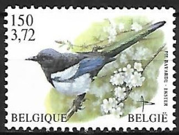 Belgium - MNH ** BUZIN -  150 BEF - 3.72 €  / 2001 :  Ekster -   Eurasian Magpie  -  Pica Pica - Uccelli Canterini Ed Arboricoli