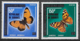 DJIBOUTI - PAPILLONS - N° 450 ET 455 - NEUF** MNH - Vlinders