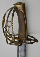 Sabre à Garde Tournante D’officier D’infanterie Ou Garde Nationale, Monarchie Constitutionnelle Révolution, Parfait état - Armes Blanches