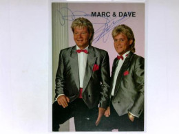 Signierte Autogrammkarte Von Marc & Dave - Unclassified