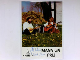 Signierte Autogrammkarte Von Mann Un Frau (Volksmusikduo) - Unclassified