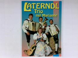 Signierte Autogrammkarte Von Laternal Trio Mit Marianne (Volksmusikgruppe) - Unclassified