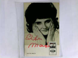 Signierte Autogrammkarte Von Mate, Edith - Unclassified