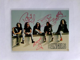 Signierte Autogrammkarte Von Angels, Little (Musikgruppe) - Unclassified