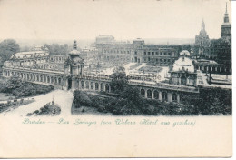 Postkarte. Dresden - Der Zwinger (von Weber's Hotel Aus Gesehen) Von Dresden - Unclassified