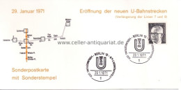 29. Januar 1971. Eröffnung Der Neuen U-Bahnstrecken (Verlängerung Der Linien 7 Und 9) Von Berlin - Unclassified