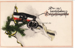 Postkarte Von Die Herzlichsten Neujahrsgrüße - Ohne Zuordnung