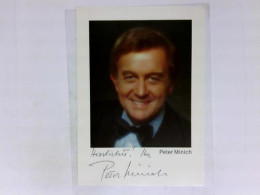 Signierte Autogrammkarte Von Minich, Peter (Sänger) - Non Classés