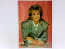 Signierte Autogrammkarte Von Norell, Nadine (Sängerin) - Non Classés