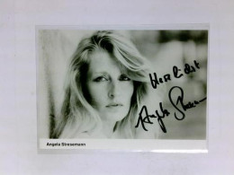 Signierte Autogrammkarte Von Stresemann, Angela - Non Classificati