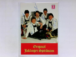 Signierte Autogrammkarte Von Original Jaklinger Spitzbuam (Musikgruppe) - Non Classificati