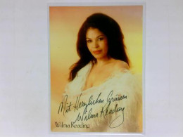 Signierte Autogrammkarte Von Reading, Wilma (Jazz- U. Soulsängerin) - Non Classificati