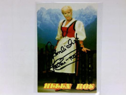 Signierte Autogrammkarte Von Ros, Helen - Non Classificati