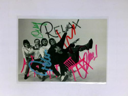 Signierte Autogrammkarte Von Relax (Musikgruppe) - Non Classificati