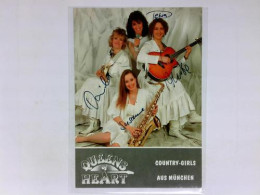 Signierte Autogrammkarte Von Queens Of Heart (Country-Girls Aus München) - Non Classificati