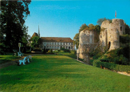 27 - Conches En Ouche - Le Donjon (Xllè S.) - L'Hôtel De Ville Et Son Jardin Public - Vieilles Pierres - CPM - Carte Neu - Conches-en-Ouche