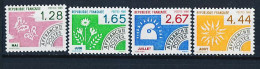 Timbre FRANCE Neuf Préoblitéré Les Mois De L'année II Yvert Et Tellier N° 190** à 193**  Mai Juin Juillet Août - 1964-1988