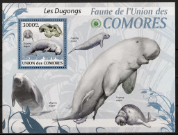 COMORES - MAMMIFERES MARINS - DUGONGS - N° 1631 A 1635 ET BF 193 - NEUF** MNH - Otros & Sin Clasificación