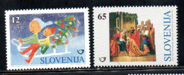 SLOVENIA SLOVENIJA SLOVENIE SLOWENIEN 1996 CHRISTMAS NATALE NOEL WEIHNACHTEN NAVIDAD COMPLETE SET SERIE COMPLETA MNH - Slovenia