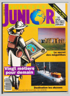 Revue SCIENCE & VIE JUNIOR N° 12 Février 1990 Vingt Métiers Pour Demain   Le Secret Des Mégalithes   Destination Les * - Wissenschaft