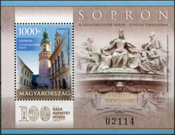 Hungary 2021. Centenary Of The Sopron Status Referendum (MNH OG) Souvenir Sheet - Unused Stamps