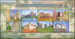 Hungary 2021. Castles In Hungary (MNH OG) Souvenir Sheet - Ungebraucht