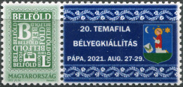 Hungary 2021. TEMAFILA Stamps Exhibition (MNH OG) Stamp - Nuevos