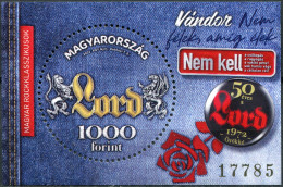 Hungary 2022. Hungarian Rock Band Lord (MNH OG) Souvenir Sheet - Nuovi