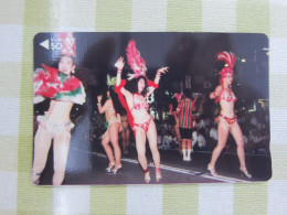 Personal Design Phonecard, Asakusa Samba Carnival,mint - Japon