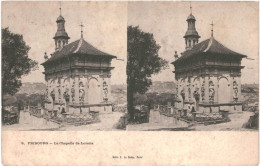 CPA Carte Postale Stéréoscopique  Suisse Fribourg  Chapelle De Lorette  VM79482 - Fribourg