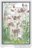 2002 Faune Papillons Butterflies YT BF 15 Mi B. 17 - Blokken & Velletjes