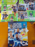 Album Au Plus Pres Des Bleus Cartonné Qatar Coupe Du Monde 2022 Football Panini Intermarche Complet - Edición Francesa