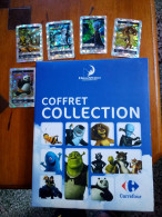 Album Complet Coffret Dreamworks Carrefour 2010 Avec Les 5 Cartes Speciales SP - Autres & Non Classés