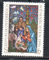 AUSTRIA ÖSTERREICH 1996 CHRISTMAS NATALE NOEL WEIHNACHTEN NAVIDAD 6s MNH - Neufs