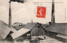 C P A  - 72 -   ECOMMOY  -  Vue De L'usine  De  Bezonnais  , Fours - Ecommoy