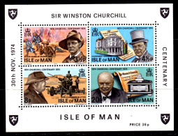 Isle Of Man, MNH, 1974, Michel 1, W. Churchill - Isola Di Man
