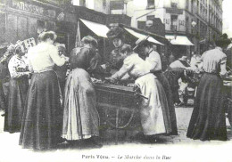 Reproduction CPA - 75 Paris - Le Marché Dans La Rue - CPM - Carte Neuve - Voir Scans Recto-Verso - Zonder Classificatie