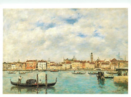 Art - Peinture - Eugène Boudin - Venise - Quai Des Esclavons , 1895 - Carte Neuve - CPM - Voir Scans Recto-Verso - Peintures & Tableaux