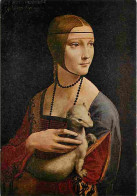 Art - Peinture - Léonard De Vinci - Lady With An Ermine - Carte Neuve - CPM - Voir Scans Recto-Verso - Peintures & Tableaux