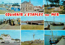 62 - Etaples Sur Mer - Multivues - Automobiles - Bateaux - Camping - Tentes - CPM - Voir Scans Recto-Verso - Etaples