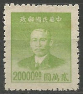 CHINE N° 732 NEUF Sans Gomme - 1912-1949 Republic