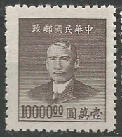CHINE N° 731 NEUF Sans Gomme - 1912-1949 Republic