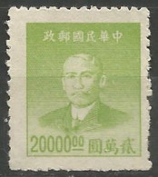 CHINE N° 732 NEUF Sans Gomme - 1912-1949 République