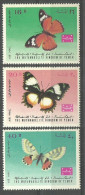 Yemen, Kingdom 1968 Mi 448-450 MNH  (ZS10 YMK448-450) - Vlinders